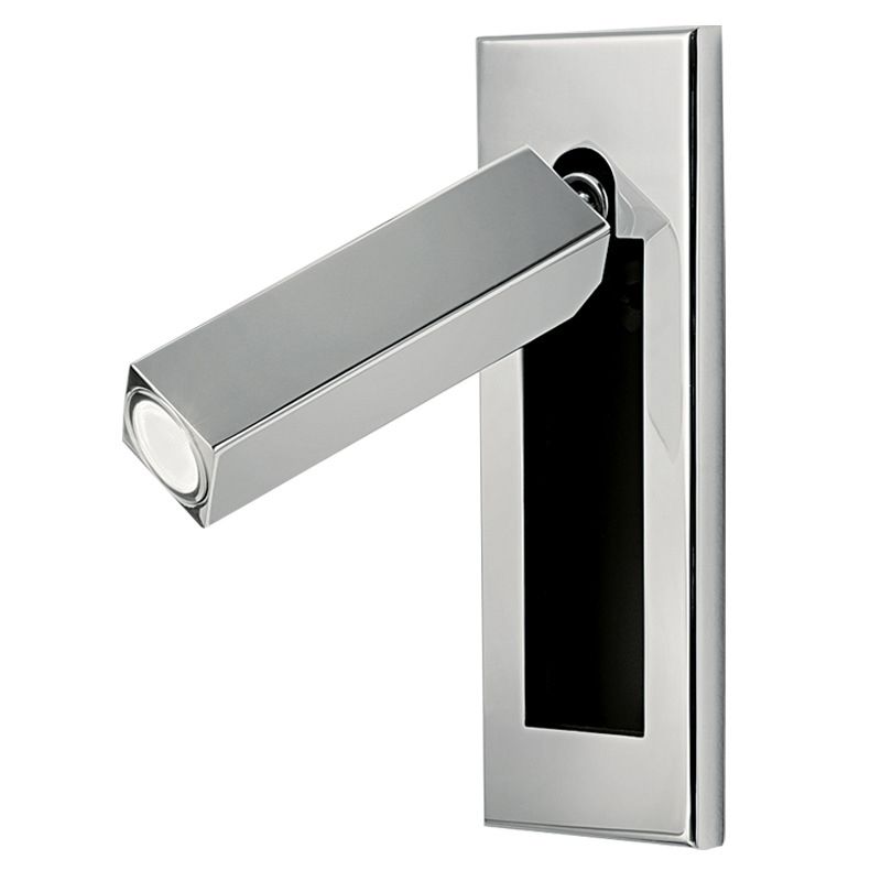 Arisha Modern Rotatable Bedside Sconce, Cylindrical/Square