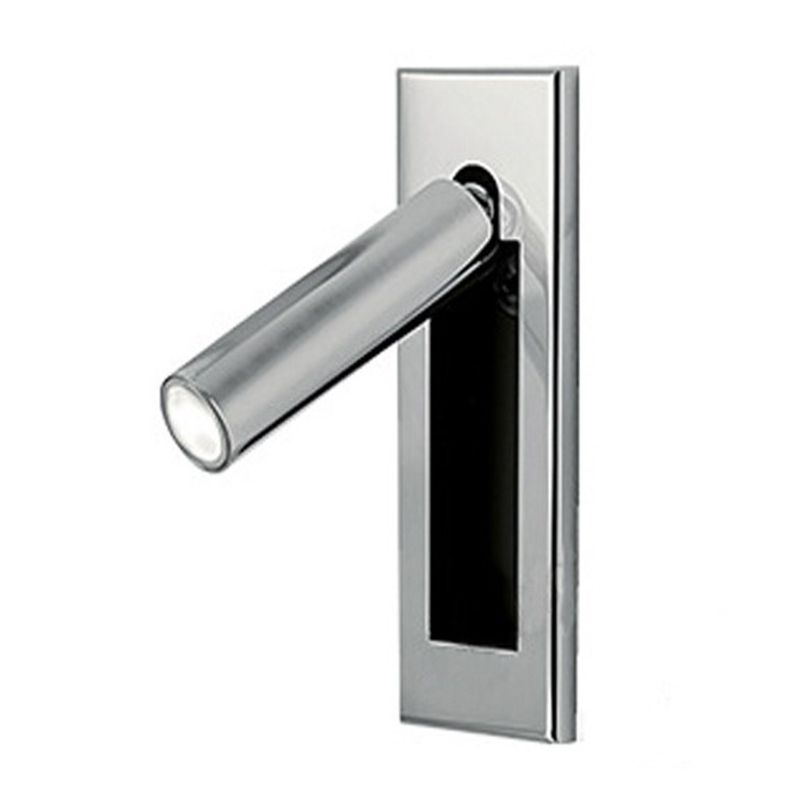 Arisha Modern Rotatable Bedside Sconce, Cylindrical/Square