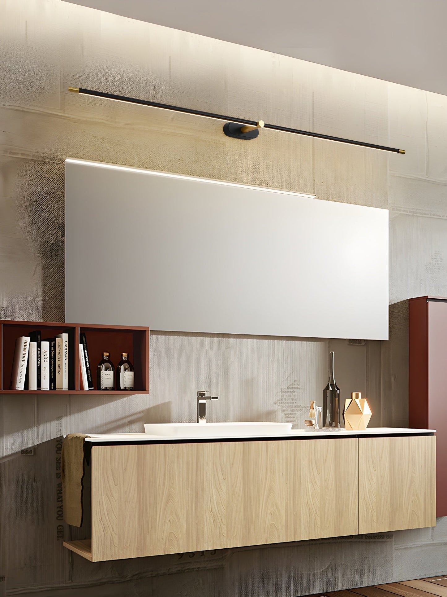 Flano Minimalist Linear Rechargeable Wall Lamp